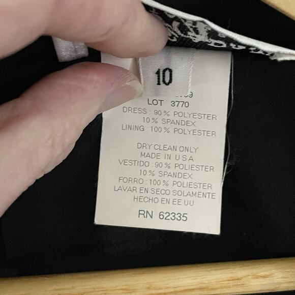 VTG Betsy Adam Y2K Celestial Velvet Party Dress Size 10 Sweetheart Neck Glittery - Picture 5 of 7